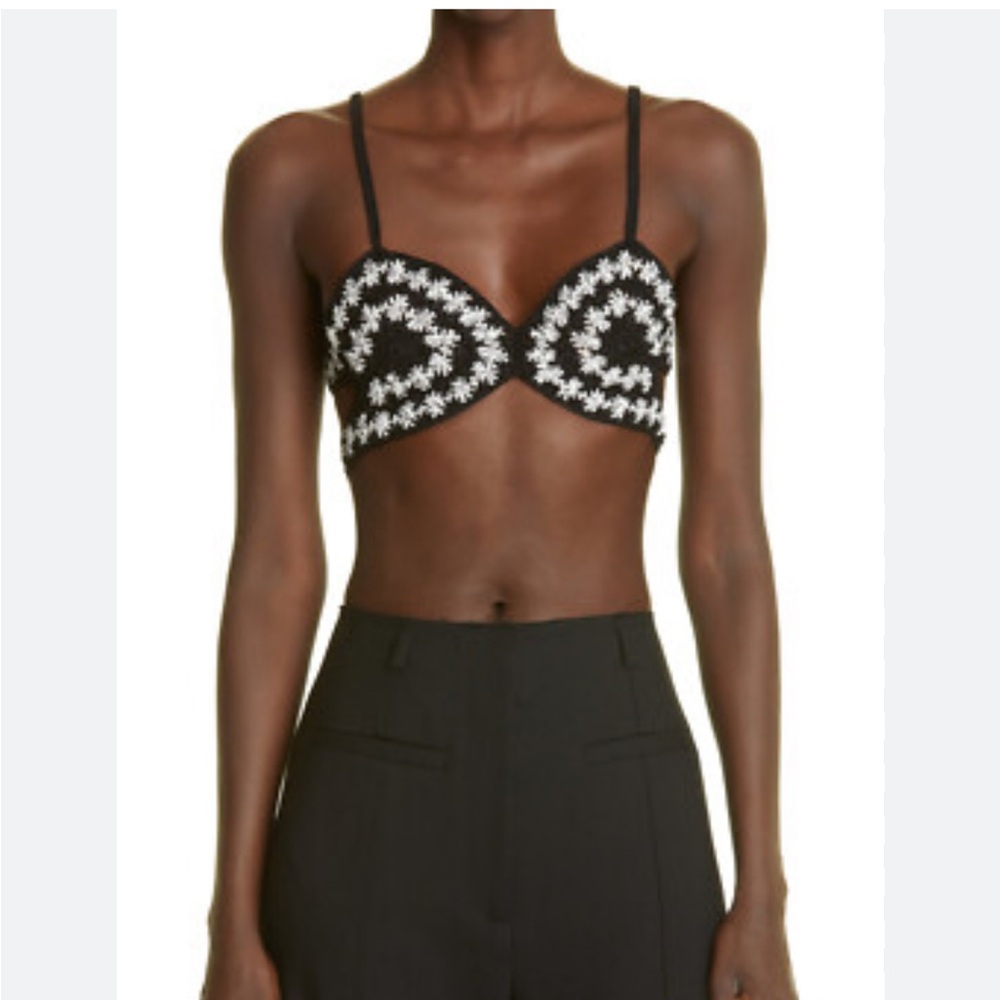 NWOT: Proenza Schouler Monochrome Crochet Bra Top